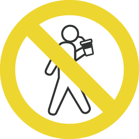 食べ歩きの禁止